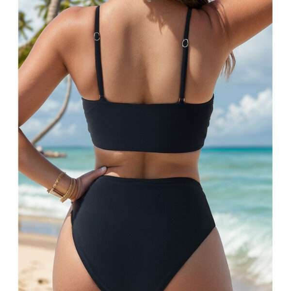 Pleated Backless Sexy Bikini 2